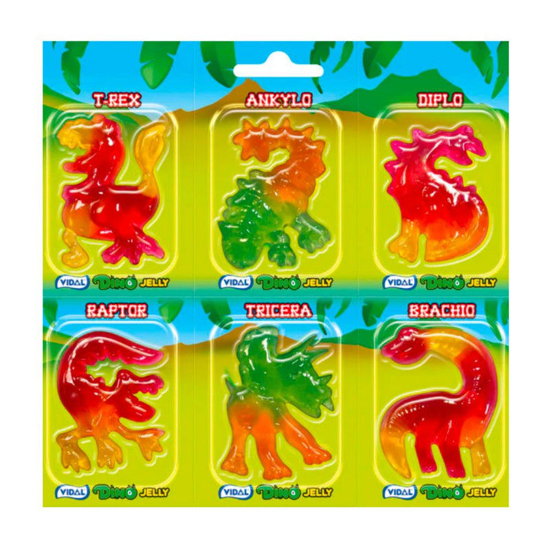 Confezione da 11 di caramelle dalla forma di dinosauro Vidal Dino Jelly