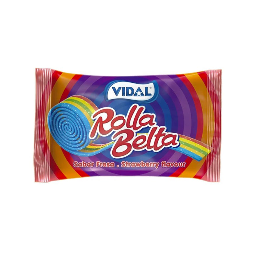 Confezione da 24, caramella gommosa al gusto di frutta da 19g Vidal.