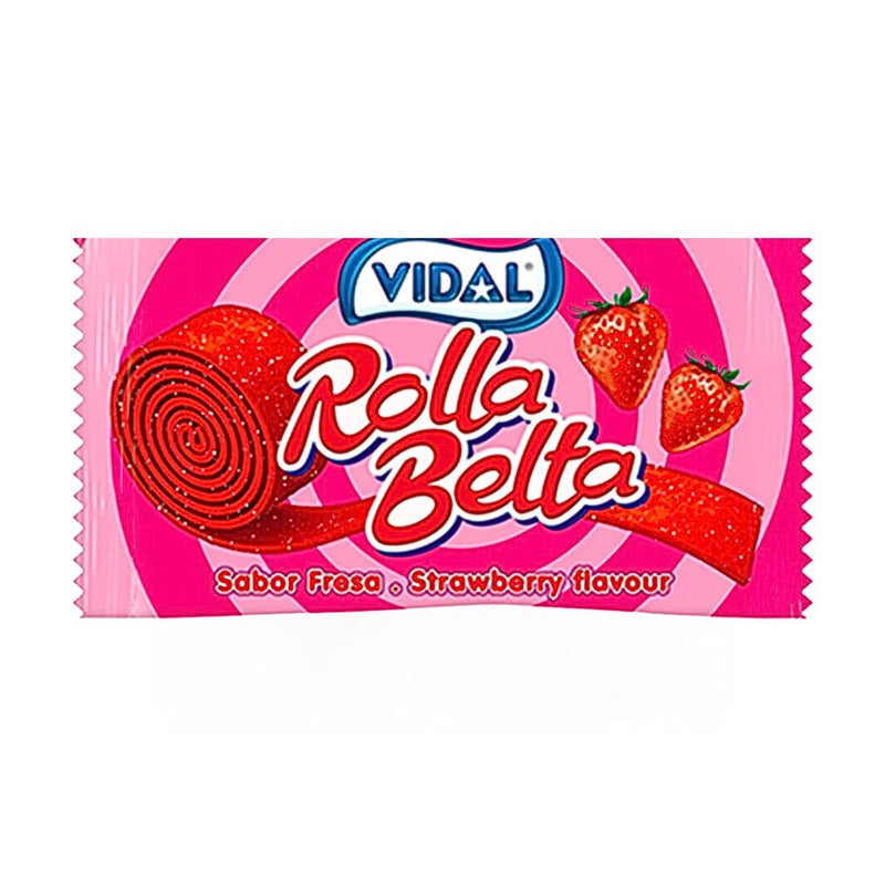 Confezione da 24, caramelle gommose al gusto di fragola Vidal.