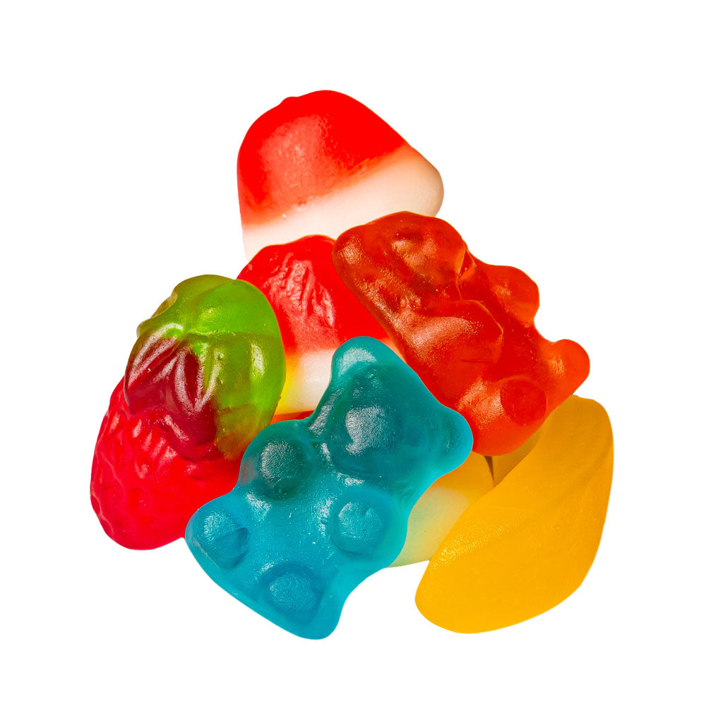 Confezione da 1kg di caramelle alla frutta Wunnie Mini Happy Mix